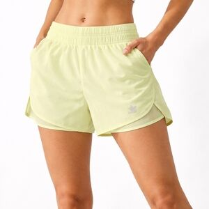 Reebok Women's Neon Green Shorts Sport